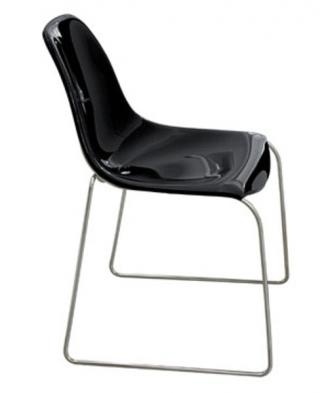 SCAUN DE TERASA MILANO NEGRU